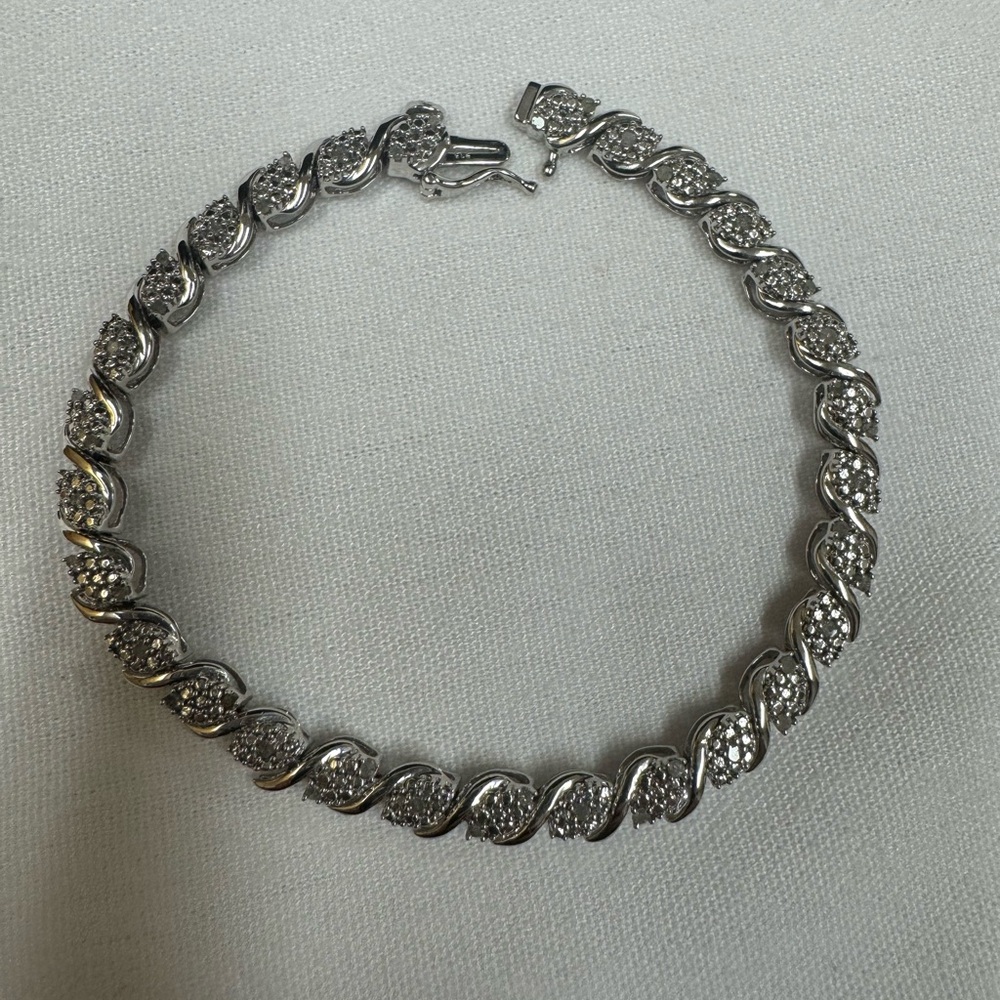 Elegant Sterling Silver Bracelet